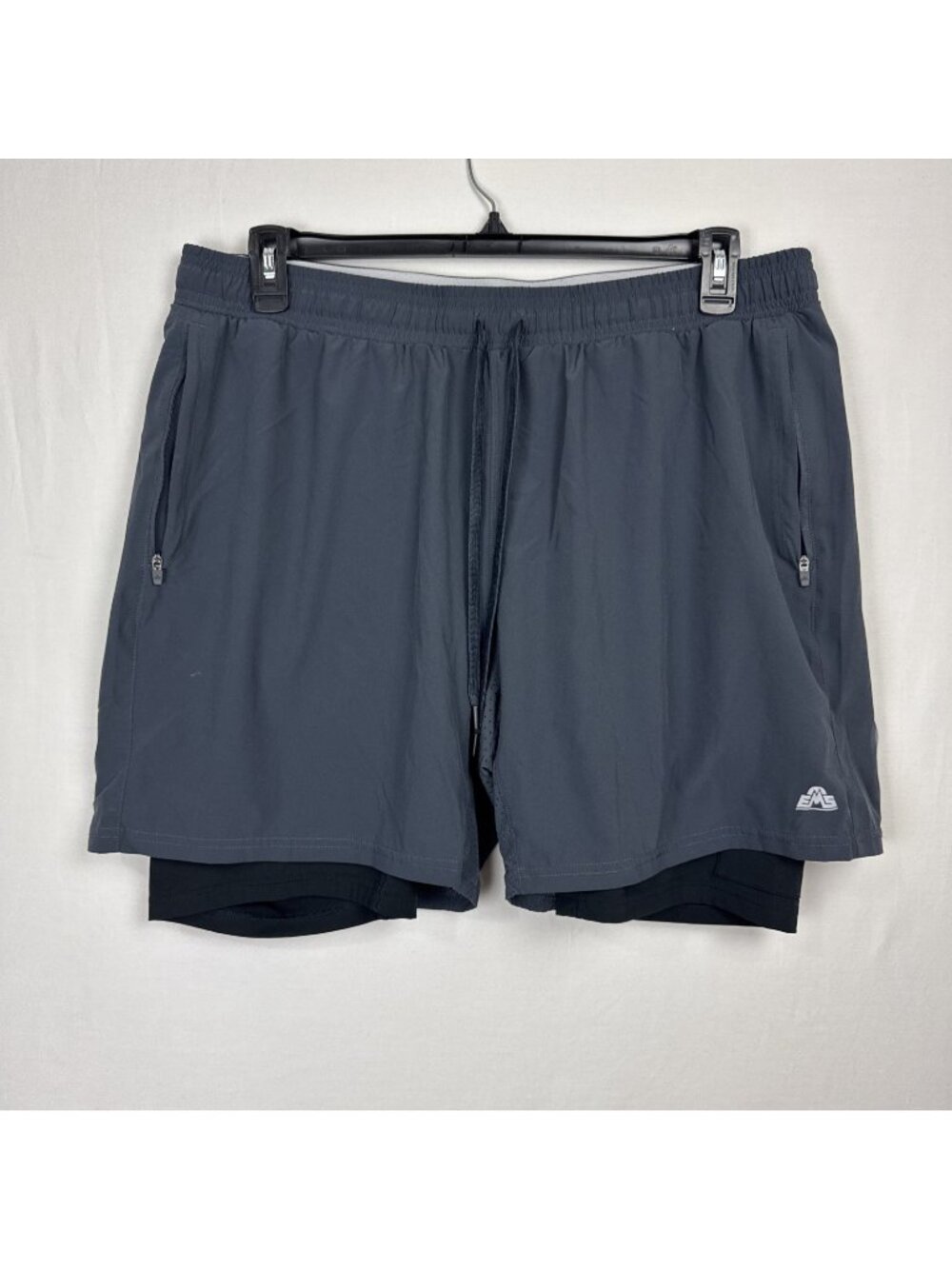 EMS Tech Wick Blue Athletic Shorts Men's XL active running workout lifting